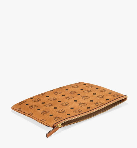 MYZAAVI02CO001-Crossbody Pouch in Visetos Original|COGNAC