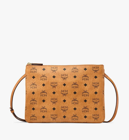 MYZAAVI02CO001-Crossbody Pouch in Visetos Original|COGNAC