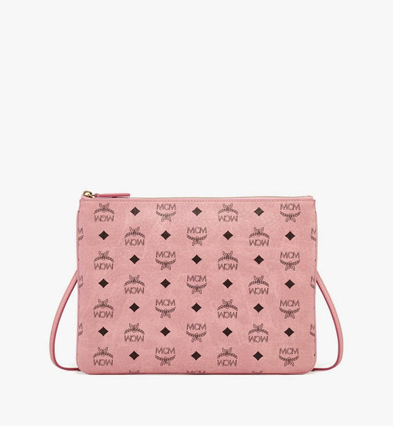Crossbody Pouch in Visetos Original – mcmworldwide.ksa