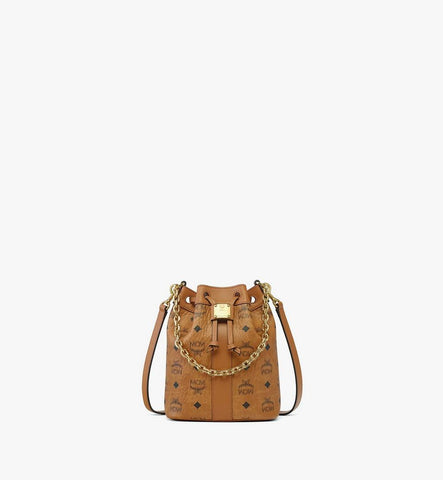 MWDGADU01CO001-Dessau Drawstring Bag in Visetos|Cognac