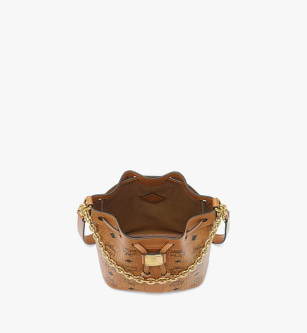 MWDGADU01CO001-Dessau Drawstring Bag in Visetos|Cognac
