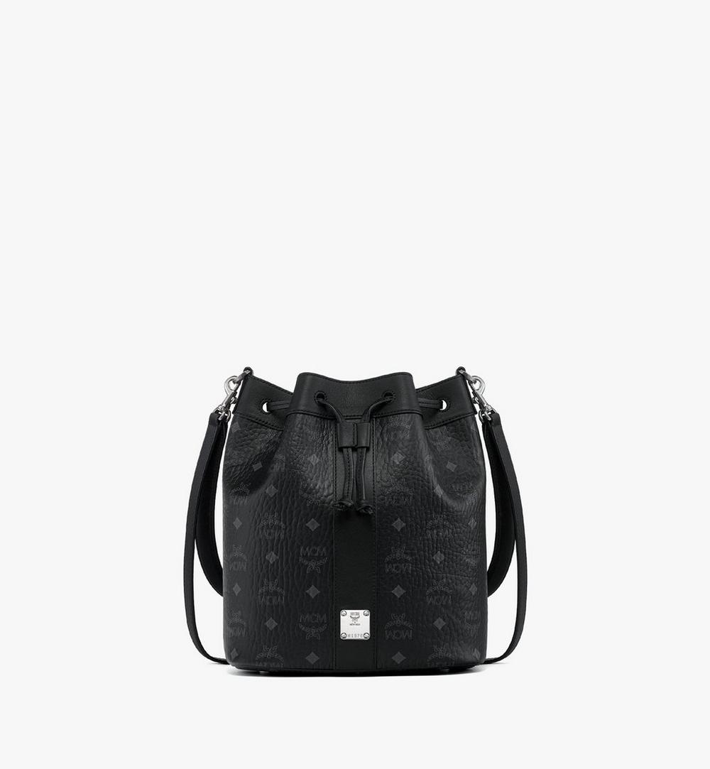 MWDGADU02BK001-Dessau Drawstring Bag in Visetos|Black