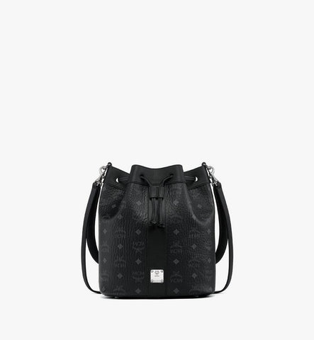 MWDGADU02BK001-Dessau Drawstring Bag in Visetos|Black
