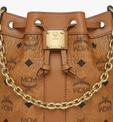 MWDGADU01CO001-Dessau Drawstring Bag in Visetos|Cognac