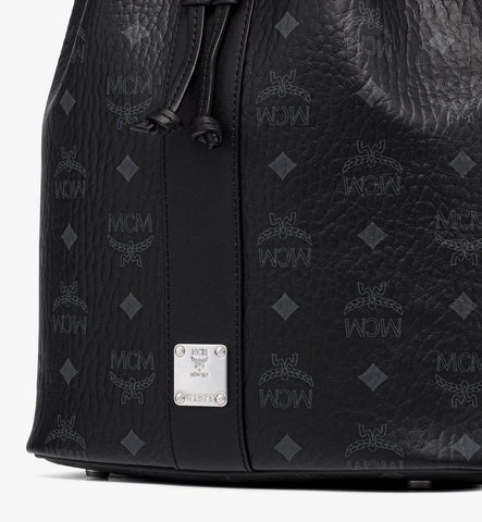 MWDGADU02BK001-Dessau Drawstring Bag in Visetos|Black