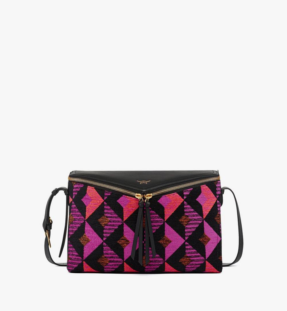 MWSGAAK02MT001-Diamant 3D Shoulder Bag in Diamond Jacquard|Multi
