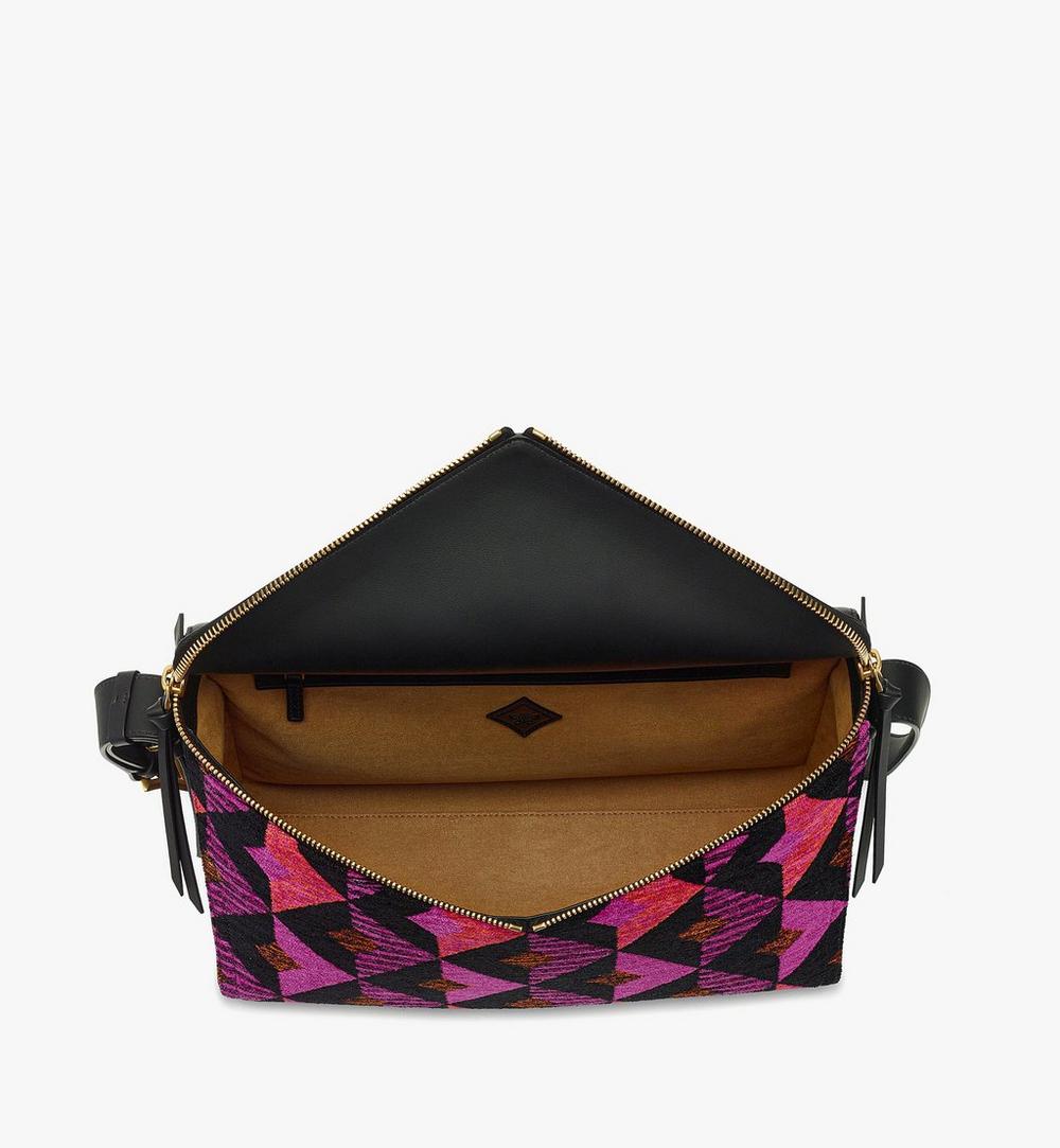 MWSGAAK02MT001-Diamant 3D Shoulder Bag in Diamond Jacquard|Multi