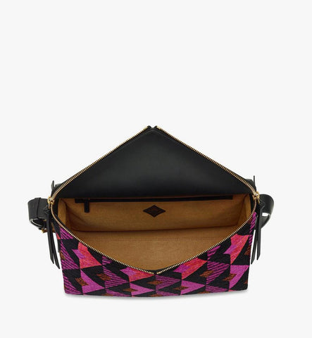 MWSGAAK02MT001-Diamant 3D Shoulder Bag in Diamond Jacquard|Multi