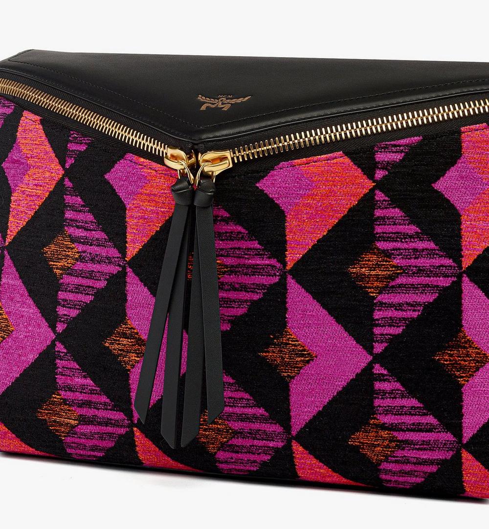 MWSGAAK02MT001-Diamant 3D Shoulder Bag in Diamond Jacquard|Multi