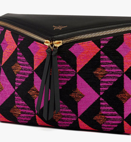 MWSGAAK02MT001-Diamant 3D Shoulder Bag in Diamond Jacquard|Multi