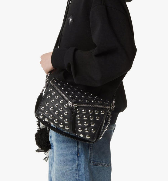 Diamant 3D Shoulder Bag in Galactic Gala Lamb Leather image 10