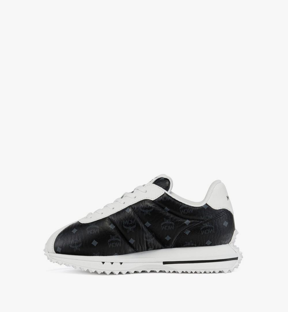 MESGSAS01BK036-Diamante Sneakers in Quilted Monogram Leather|Black