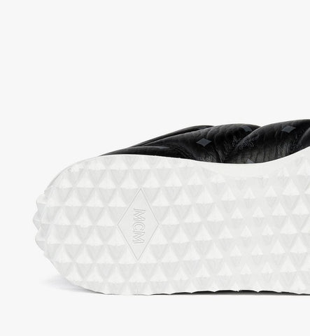 MESGSAS01BK038-Diamante Sneakers in Quilted Monogram Leather|Black