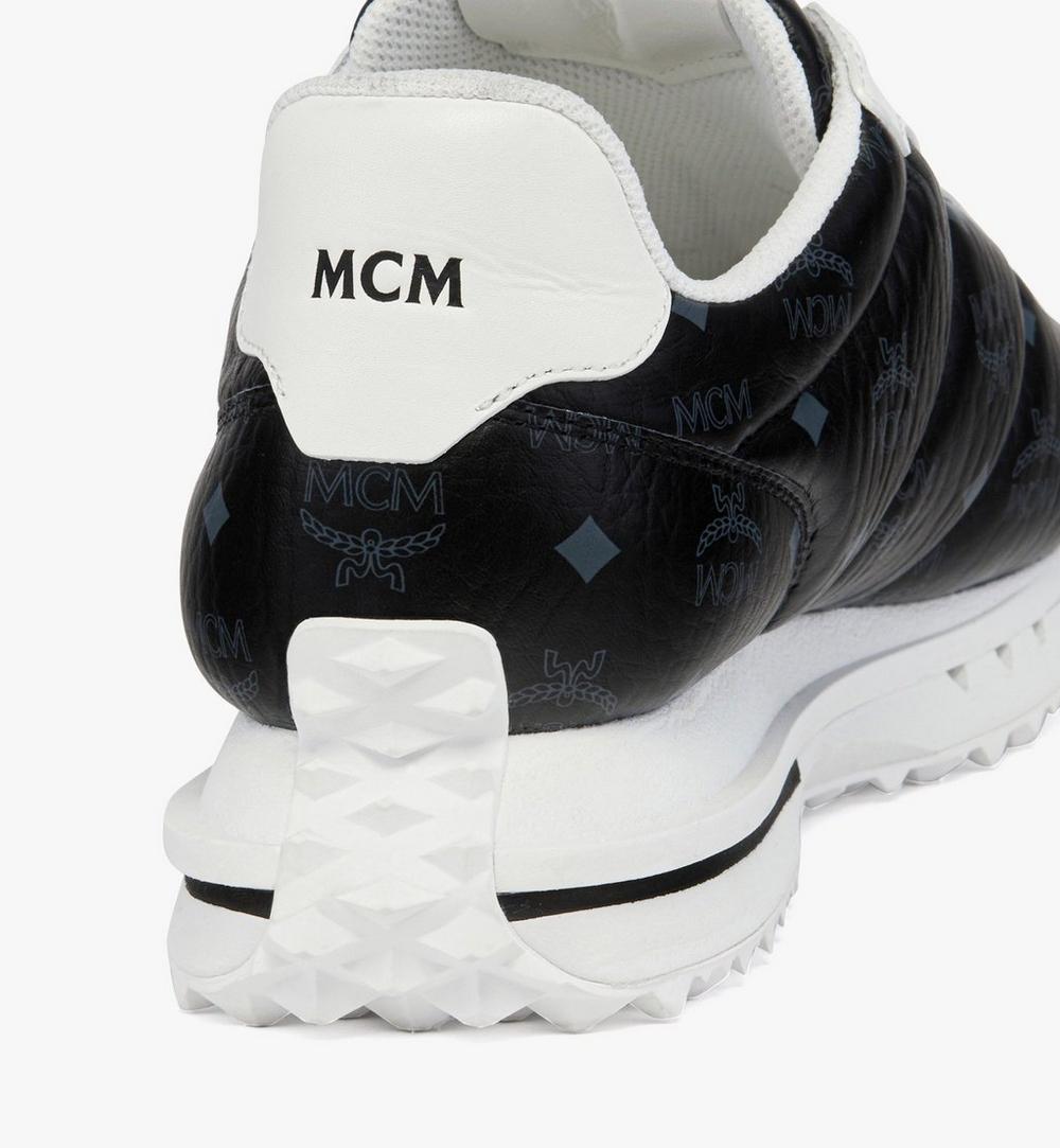 MESGSAS01BK037-Diamante Sneakers in Quilted Monogram Leather|Black