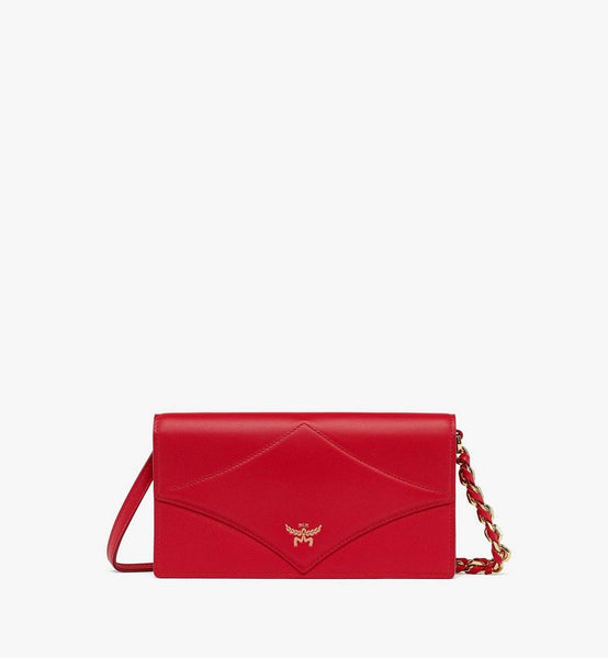 Diamond Chain Wallet in Calf Leather image 1