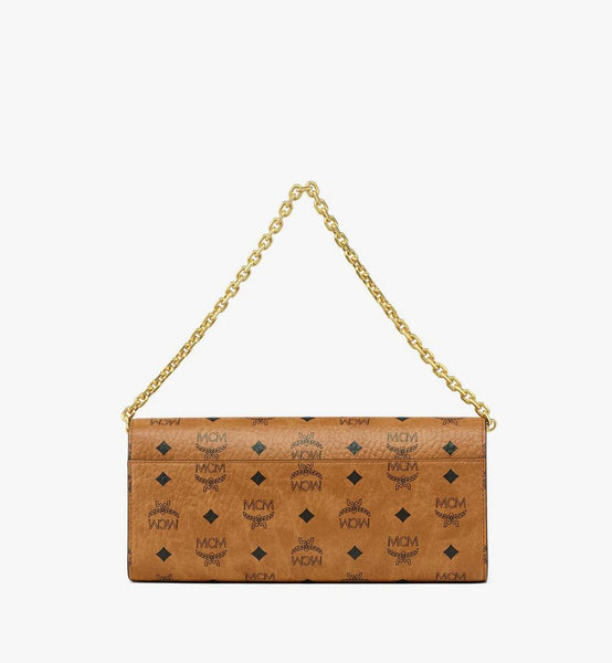 Diamond Clutch in Visetos Leather Mix image 6