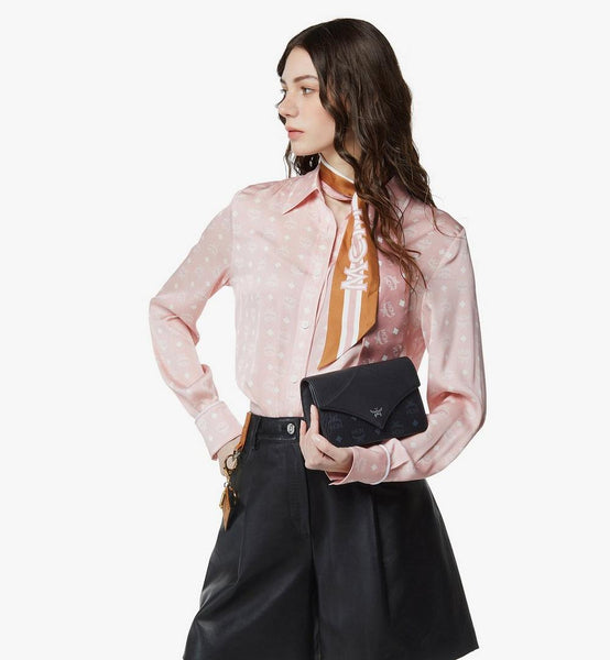 Diamond Shoulder Bag in Visetos Leather Mix image 7