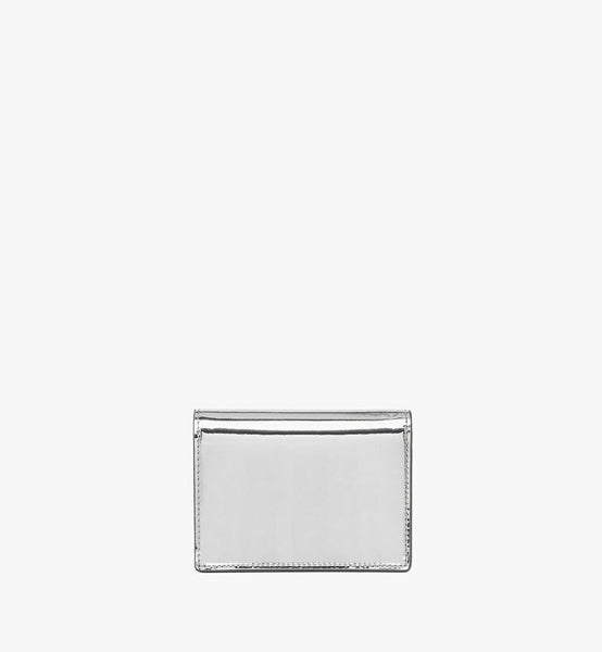 Diamond Wallet in Metallic Mirror Leather image 3