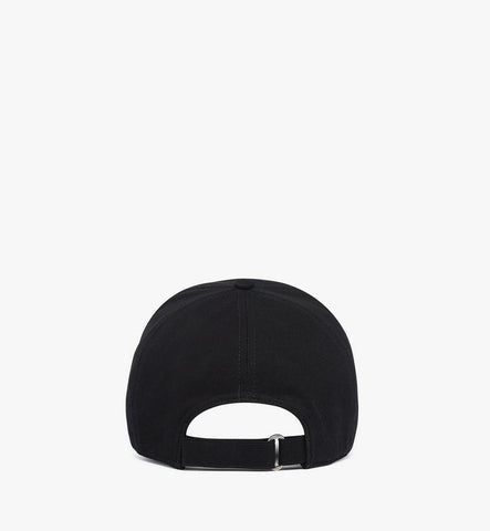 MECGAMM01BK001-Disco Logo Embroidery Cap in Cotton Twill|Black