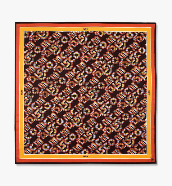 Disco Monogram Scarf in Organic Silk image 1