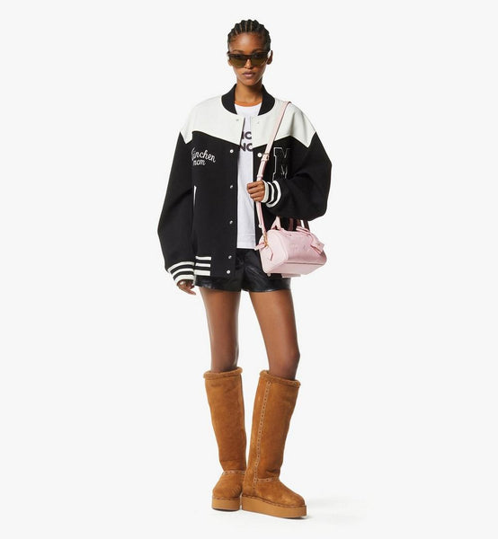 Ella Boston Bag In Maxi Monogram Leather Small image 6