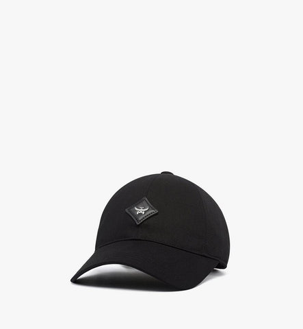 MECFSBC02BK001-Essential Diamond Cap in Cotton Twill|BLACK