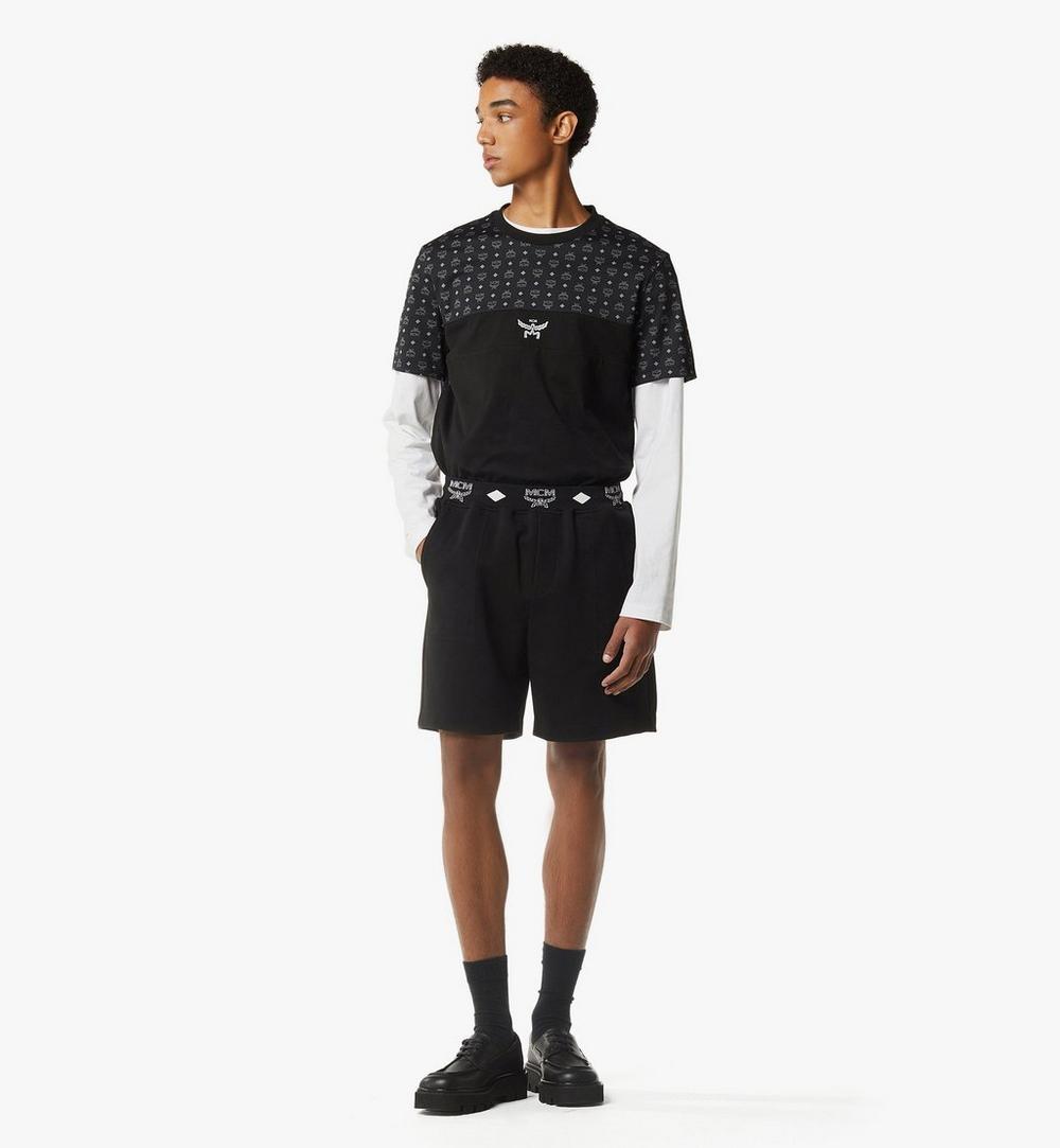 MHPGABC01BK00S-Essential Logo Ponte Shorts|Black