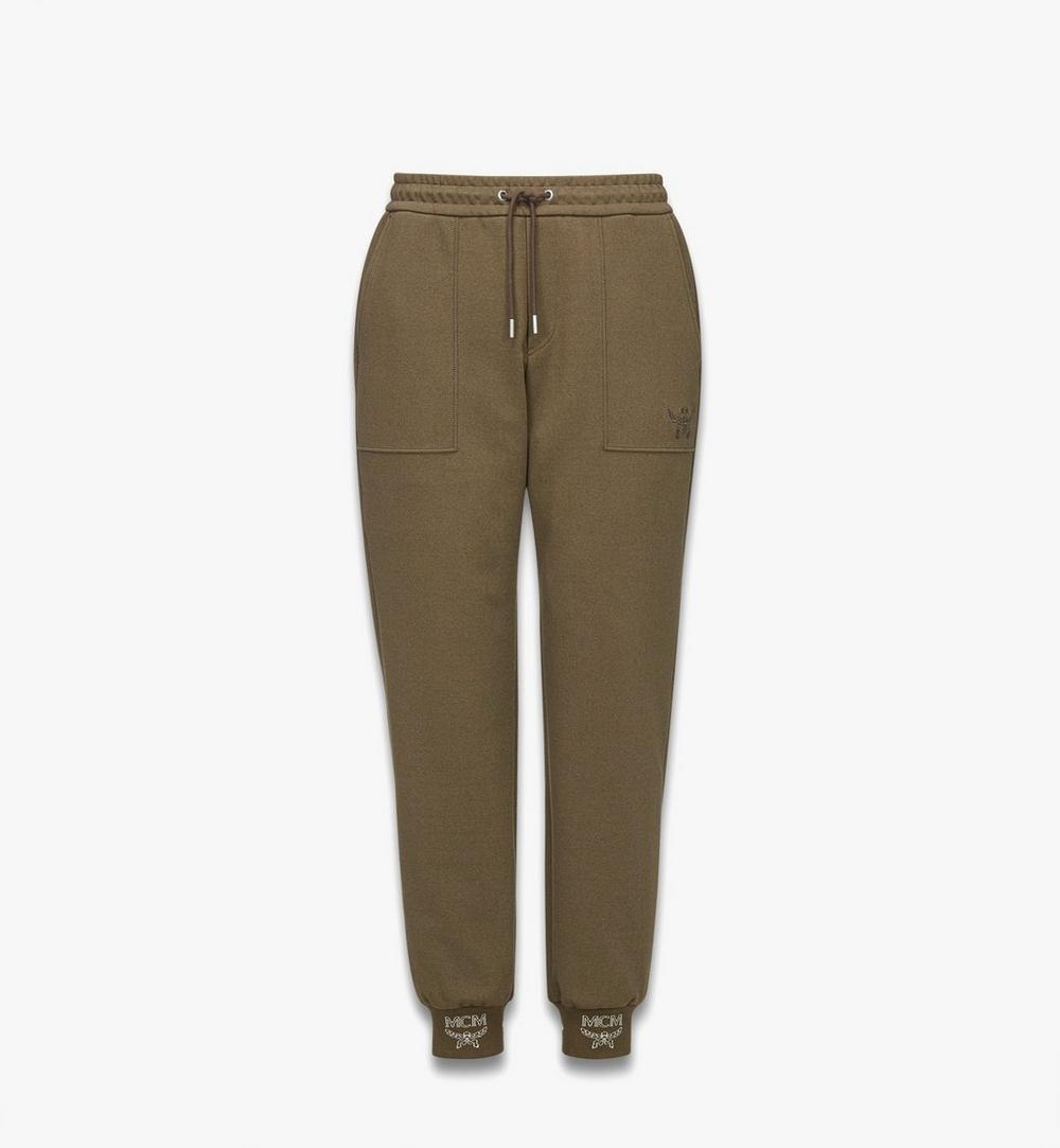 MHPGSBC01GK00L-Essential Logo Ponte Track Pants|KHAKI