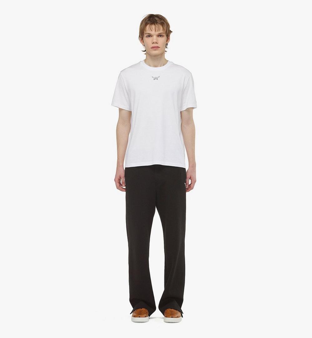MHTESBC01WT00S-Essential Logo Print T-Shirt in Organic Cotton|White