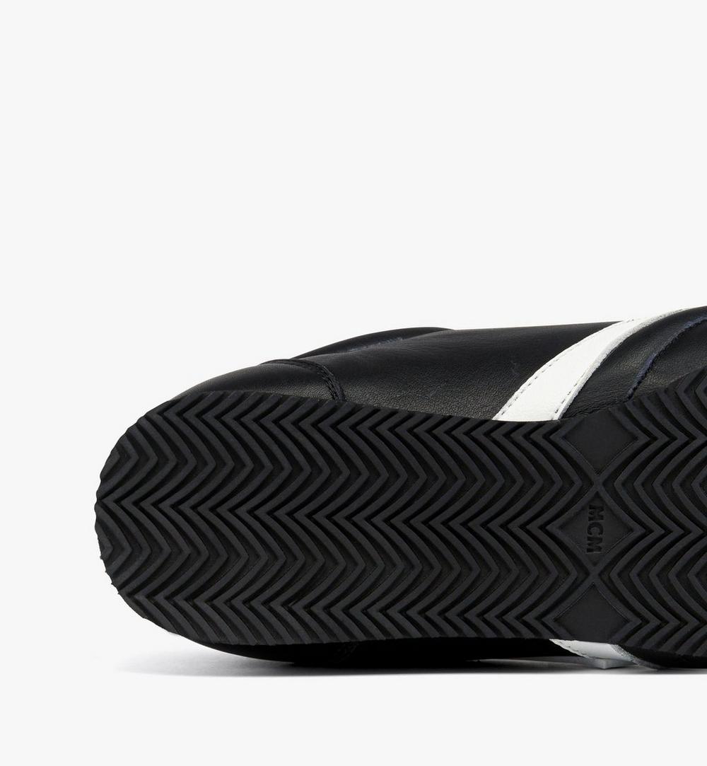 MESGSAP02BK039-Federlite Lo Slip-On Sneakers in Quilted Leather|