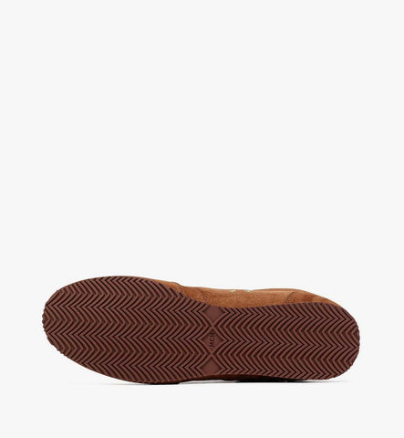 MESFAAP01C9039-Federlite Sneakers in Laurel Suede Leather|Mocha Bisque Suede