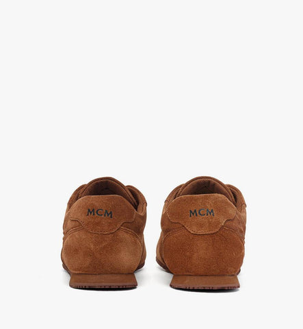 MESFAAP01C9038-Federlite Sneakers in Laurel Suede Leather|Mocha Bisque Suede