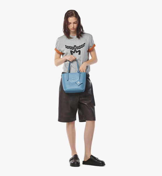 Himmel Shopper in Embossed Logo Leather image 5