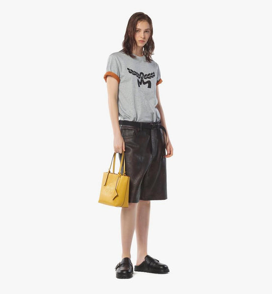 Himmel Shopper in Embossed Logo Leather image 5