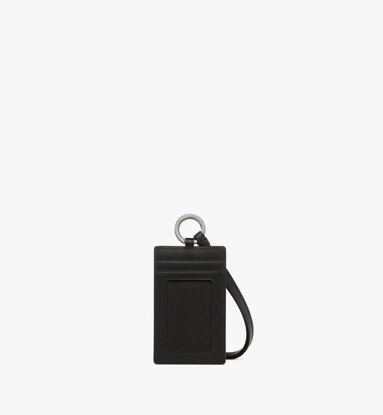 Lanyard ID Card Holder in Embossed Monogram Leather image 3