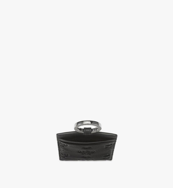 Lanyard ID Card Holder in Embossed Monogram Leather image 2