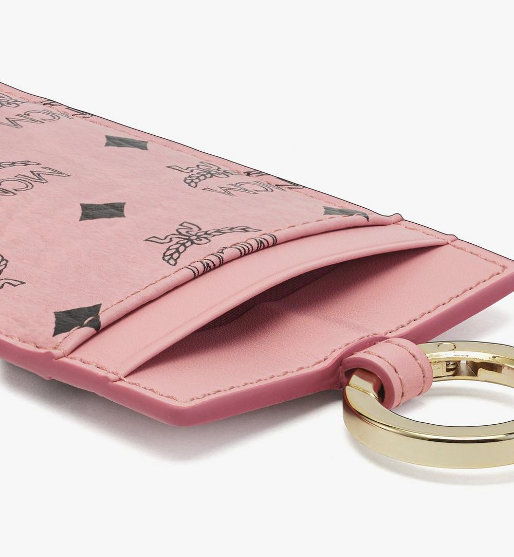MXZGATA01PZ001-Lanyard ID Card Holder in Visetos|Soft Pink