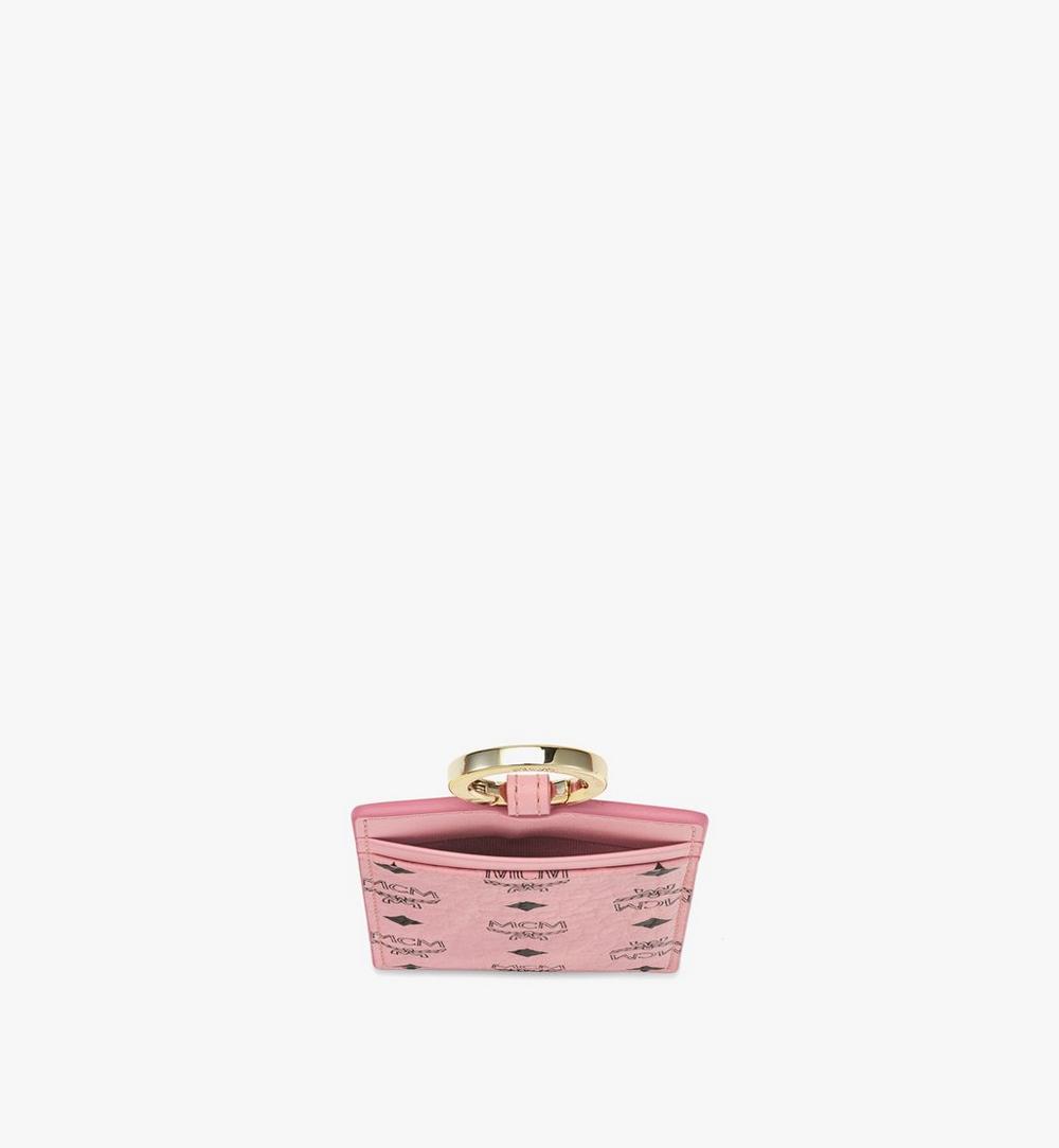 MXZGATA01PZ001-Lanyard ID Card Holder in Visetos|Soft Pink
