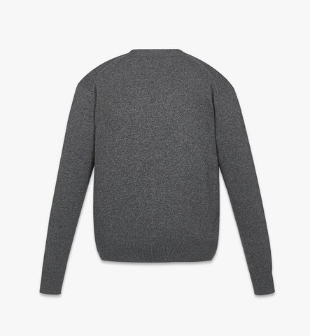 MHDESMM01ED00M-Laurel Cardigan in Wool and Recycled Cashmere|Dark Grey