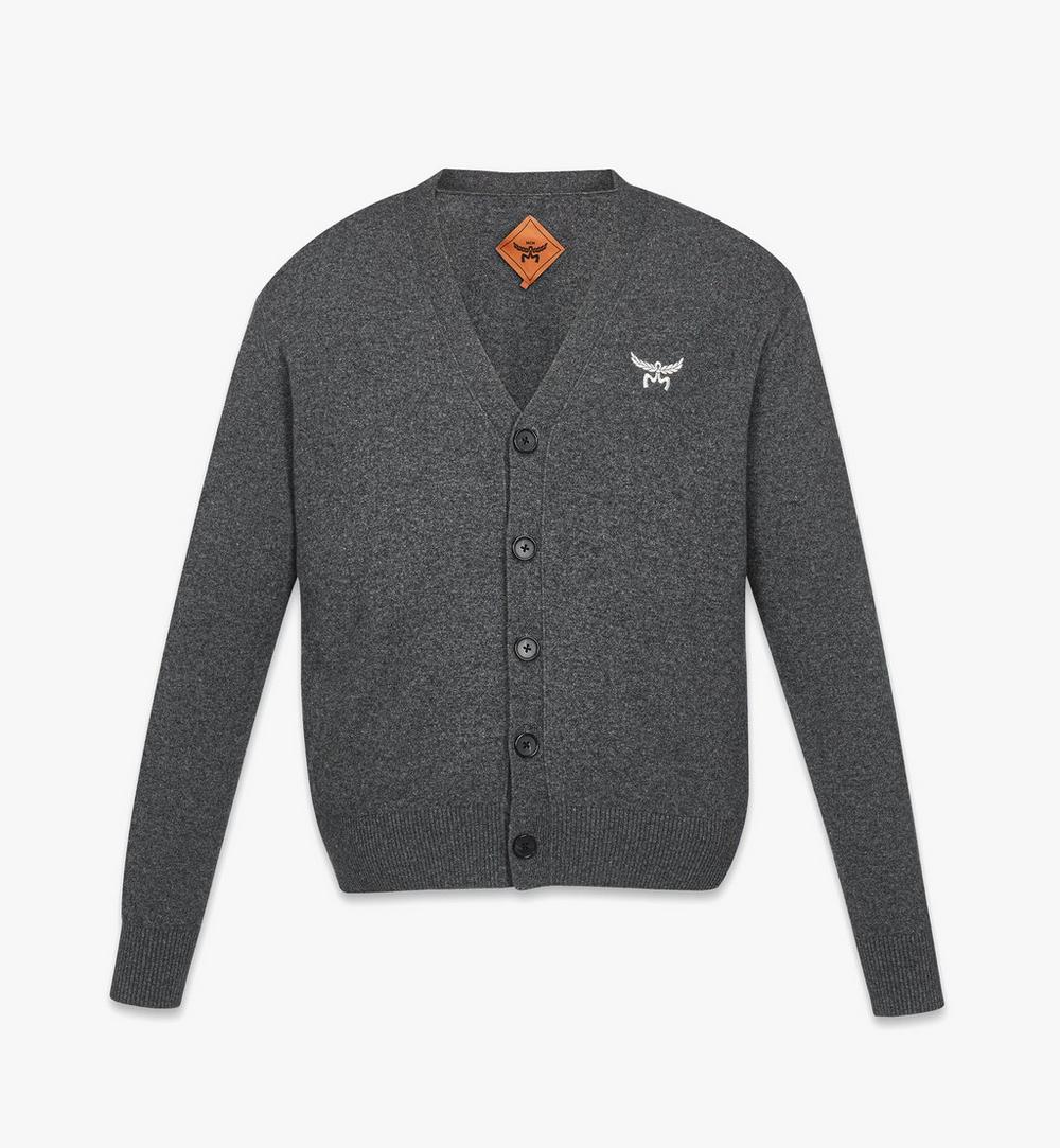 MHDESMM01ED00L-Laurel Cardigan in Wool and Recycled Cashmere|Dark Grey