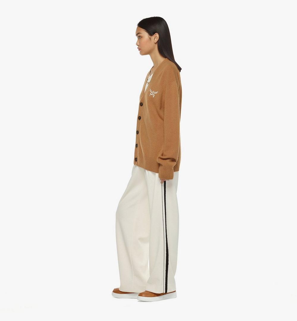 MHDESMM01CO00L-Laurel Cardigan in Wool and Recycled Cashmere|Cognac