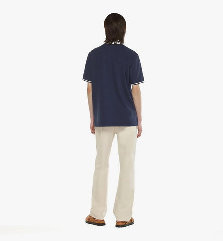 MHTFSMM17VD00L-Laurel Piqué Polo|DARK NAVY