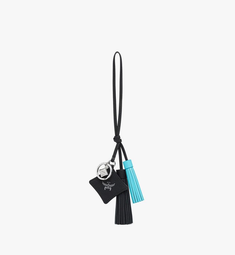 MXZGATA17BK001-Leather Tassel Charm|Black