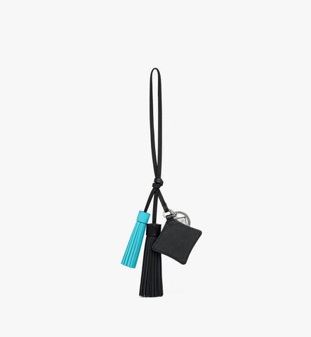 MXZGATA17BK001-Leather Tassel Charm|Black