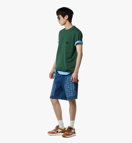 MHTESBC02G000L-M ESSENTIAL JSY T-SHIRT G0, LARGE|FOREST GREEN