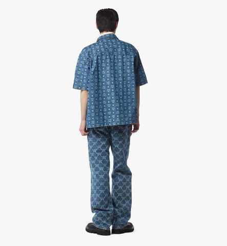 MHHFAMM01HD046-M MCM COL MN DENIM JQD SHIRT HD, 046|DENIM BLUE