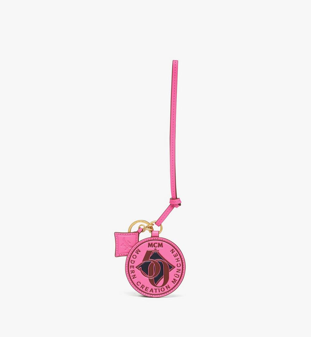 MXZGATA16Q7001-M50 Logo Charm in Visetos Leather Mix|Aw26 Sangria Sunset