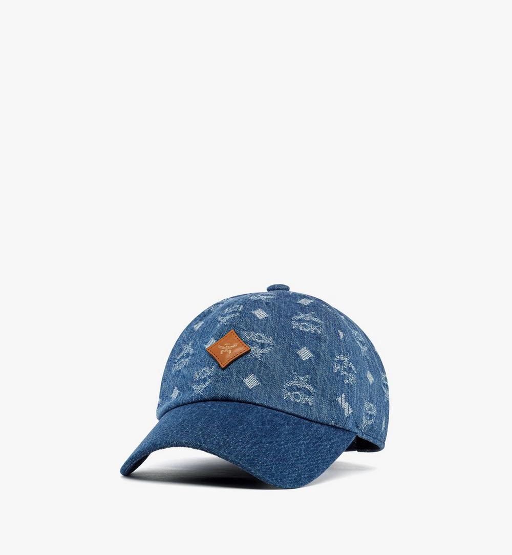 MECFAMM02HD001-MCM COL DENIM JQD CAP HD, ONE SIZE|DENIM BLUE