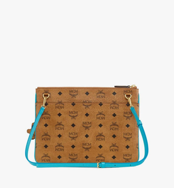 MCM x We The Best Crossbody Pouch in Visetos image 4