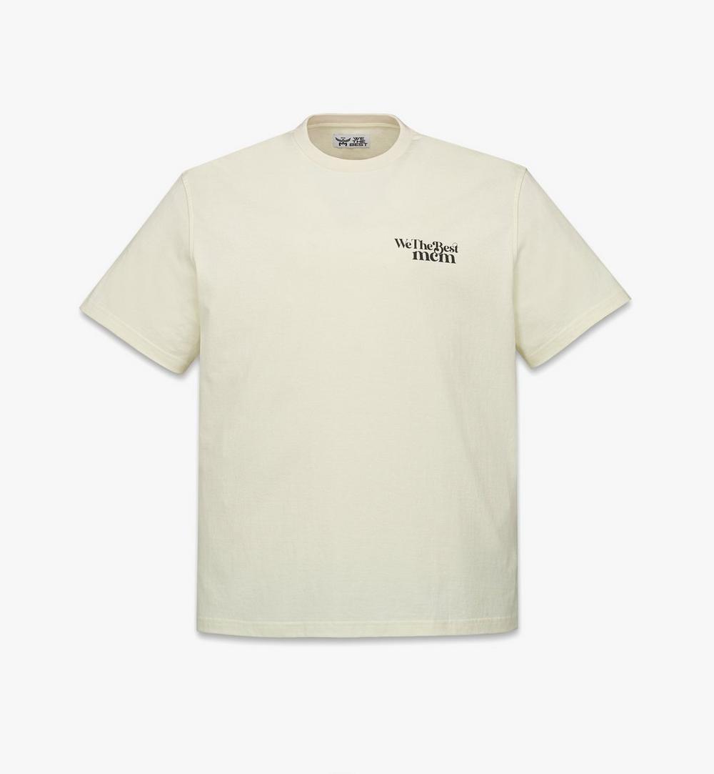 MHTGAMM10WO00L-MCM x We The Best Flamingo T-Shirt|Off White